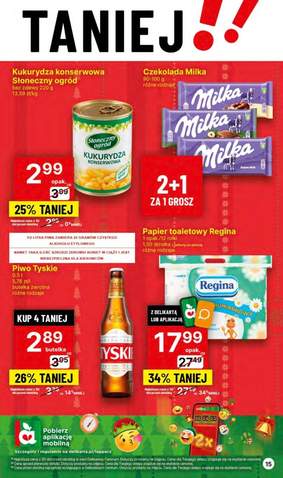 Gazetka promocyjna Delikatesy Centrum str. 15