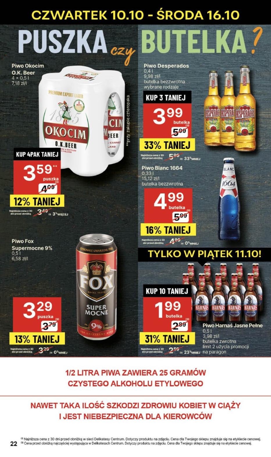 Gazetka promocyjna Delikatesy Centrum str. 22