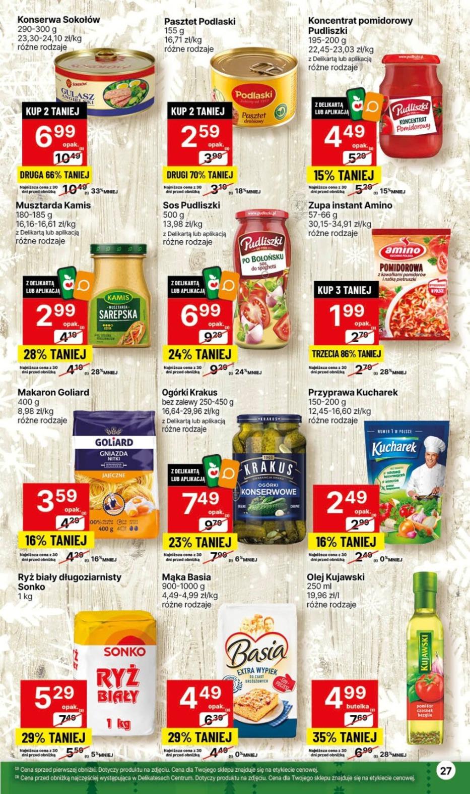 Gazetka promocyjna Delikatesy Centrum str. 27