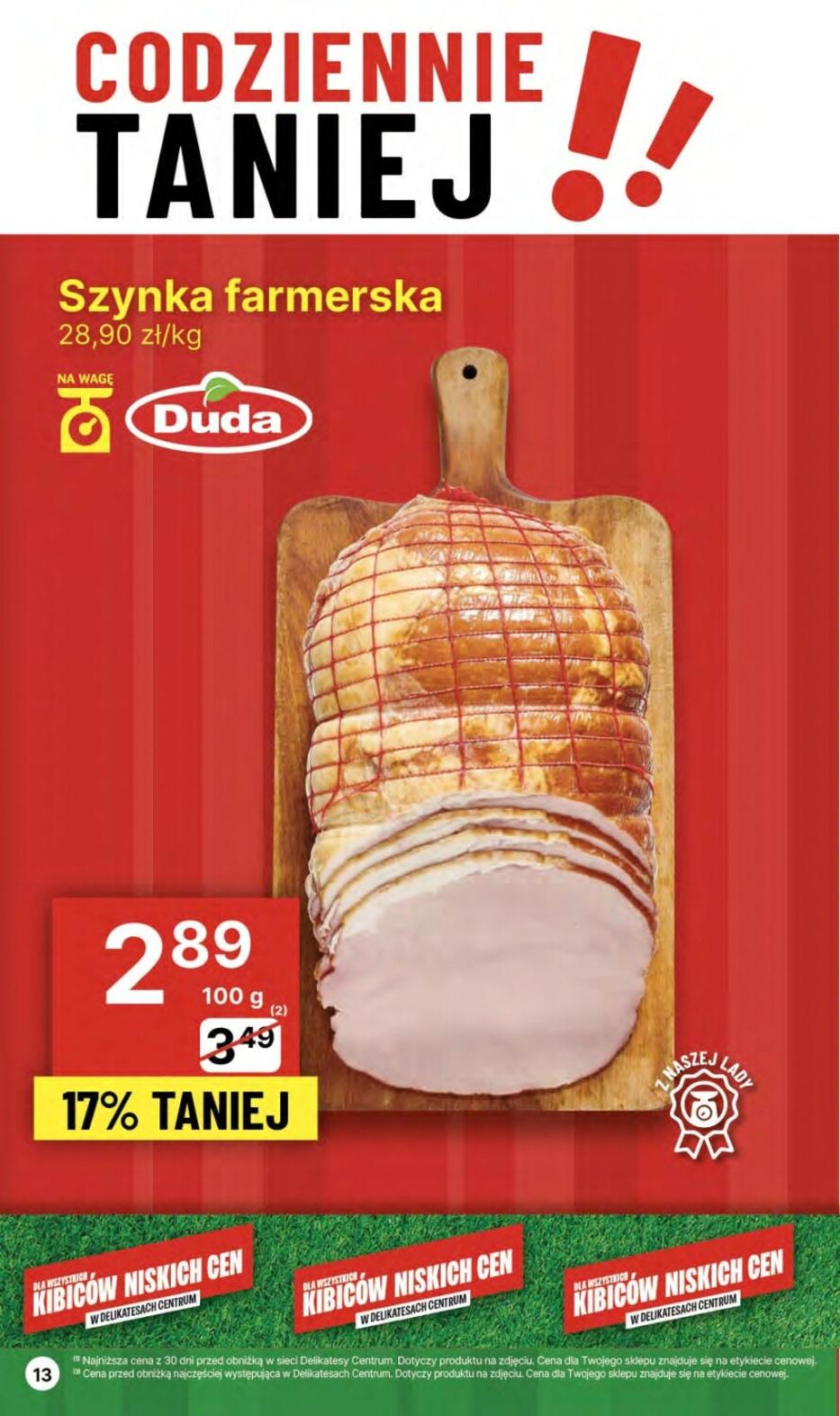 Gazetka promocyjna Delikatesy Centrum str. 13