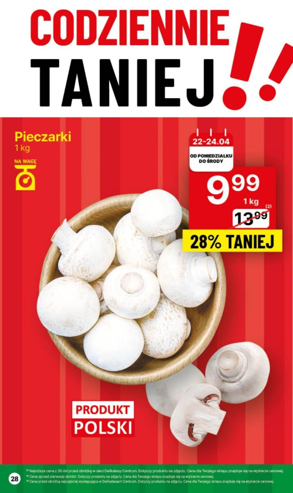 Gazetka promocyjna Delikatesy Centrum str. 28