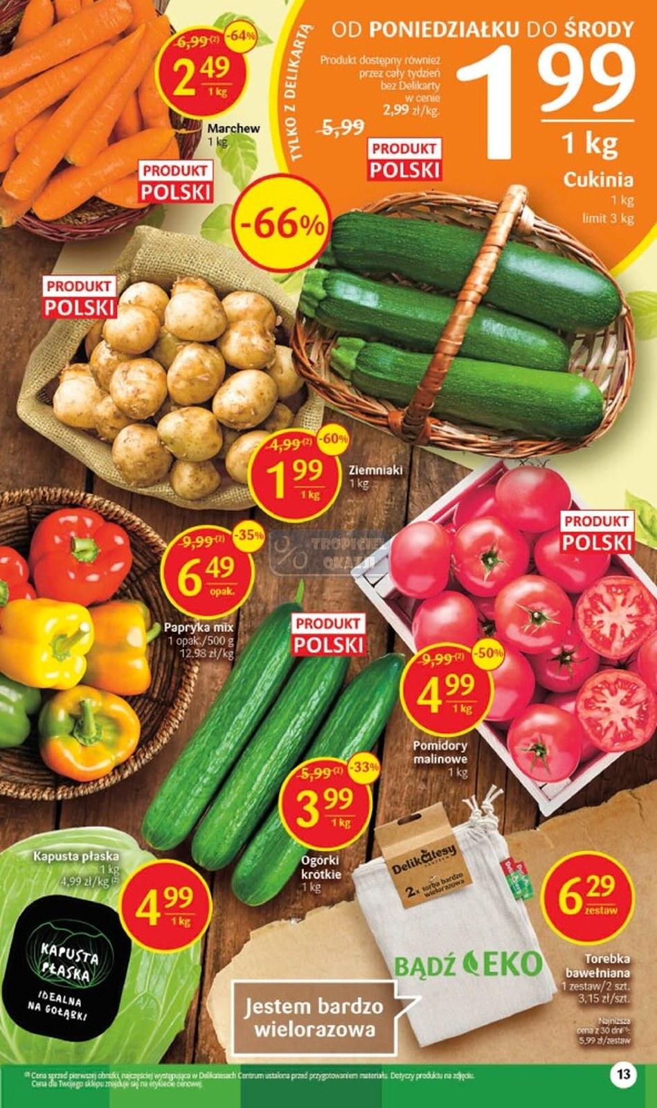 Gazetka promocyjna Delikatesy Centrum str. 13