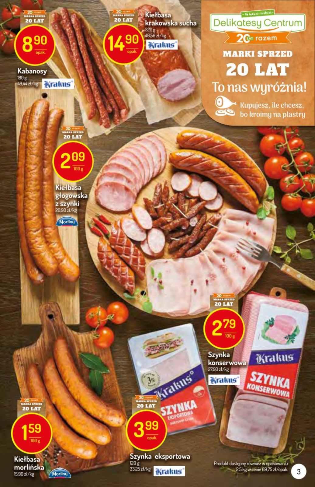 Gazetka promocyjna Delikatesy Centrum str. 3
