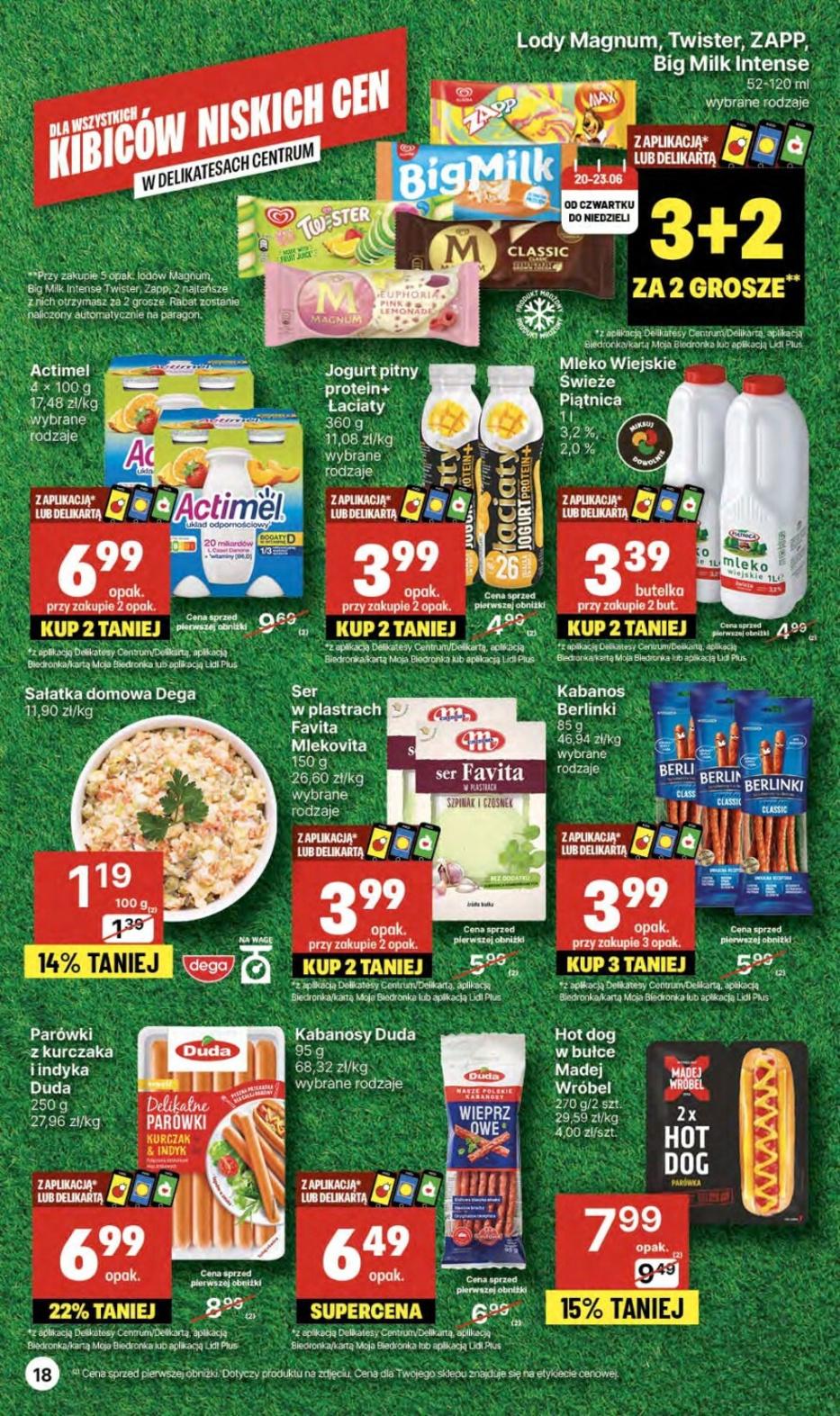 Gazetka promocyjna Delikatesy Centrum str. 18