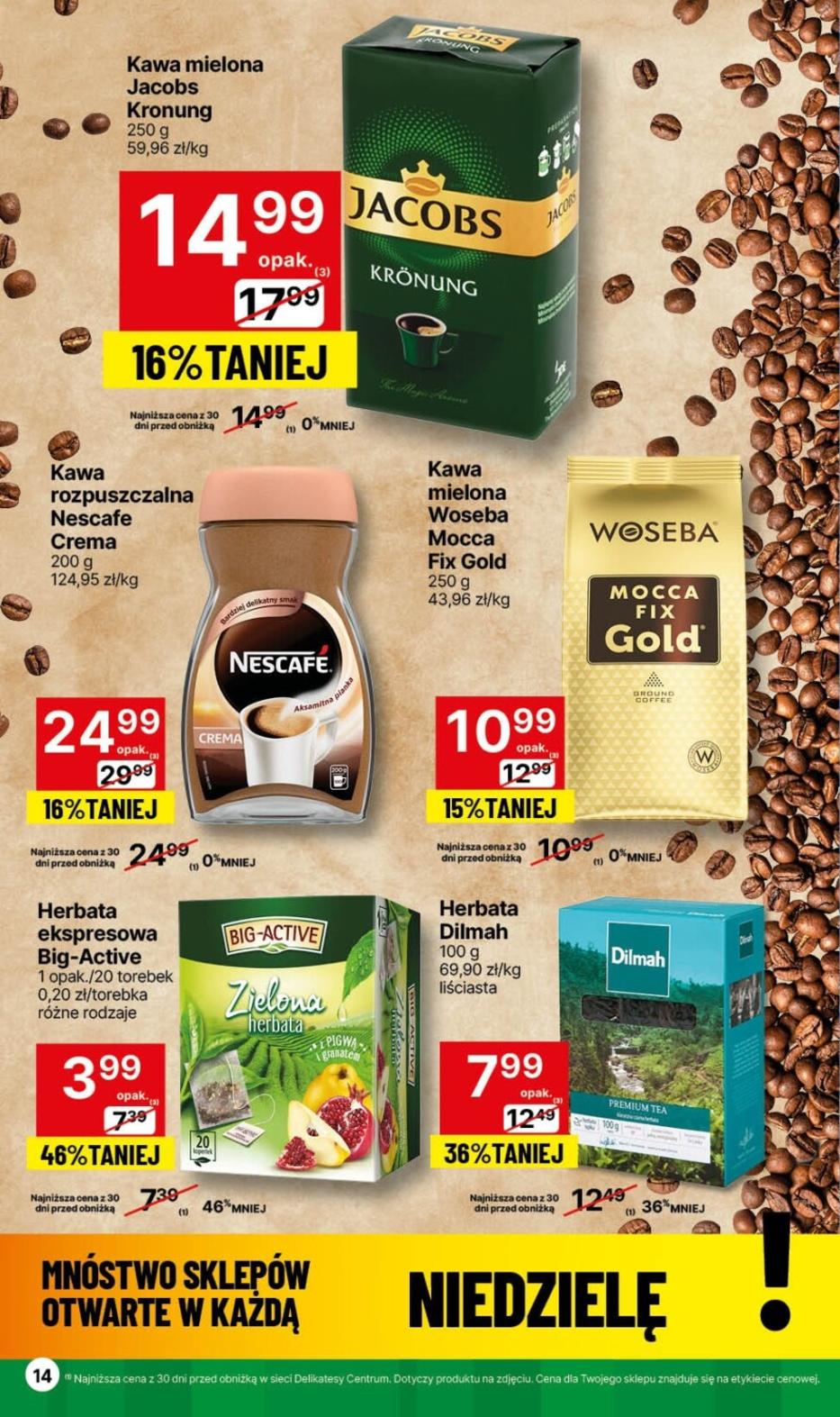 Gazetka promocyjna Delikatesy Centrum str. 14