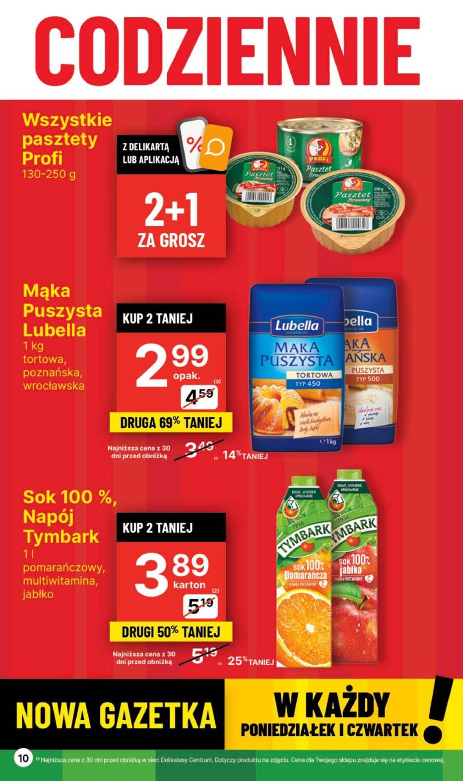 Gazetka promocyjna Delikatesy Centrum str. 10