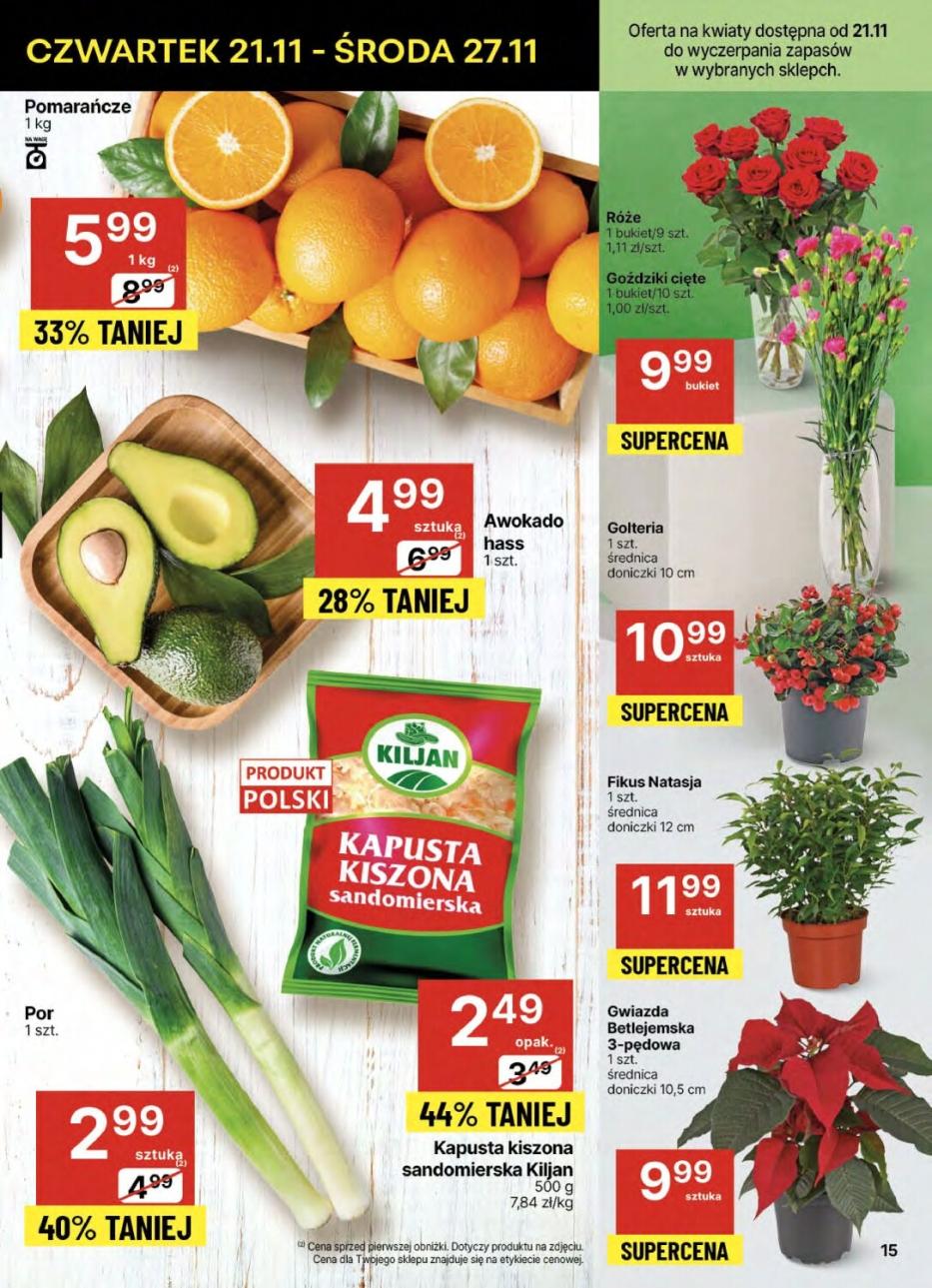 Gazetka promocyjna Delikatesy Centrum str. 15