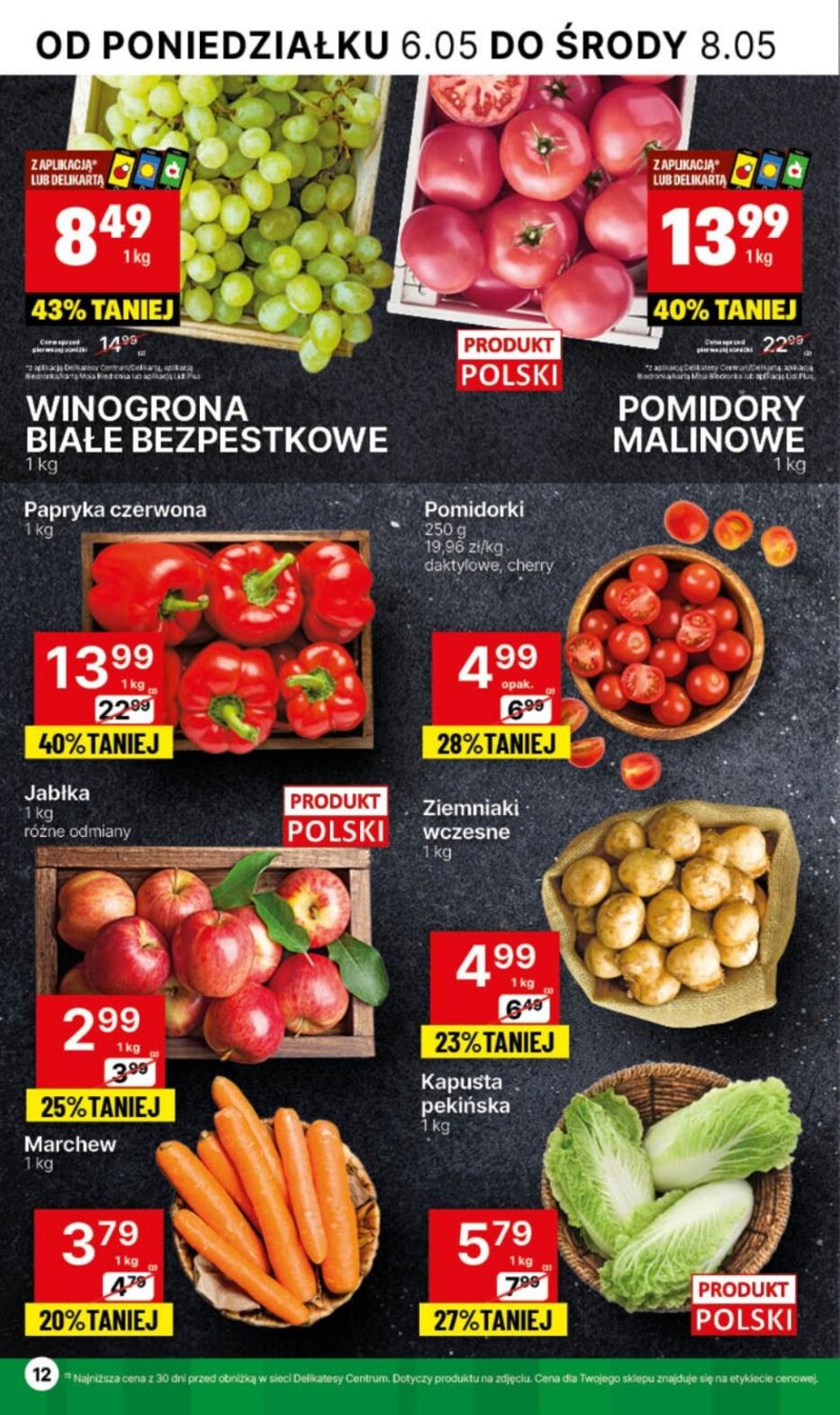 Gazetka promocyjna Delikatesy Centrum str. 12