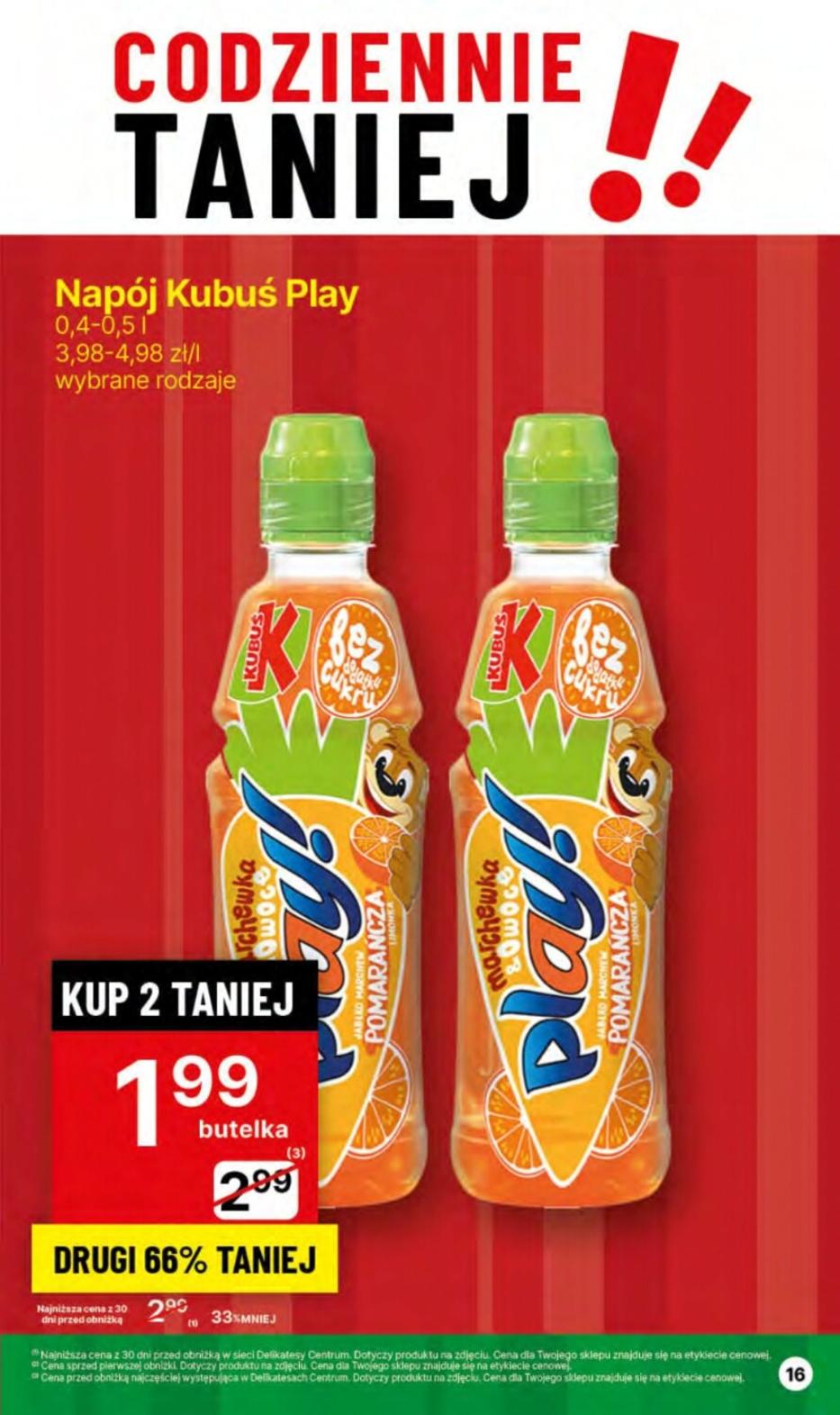 Gazetka promocyjna Delikatesy Centrum str. 16