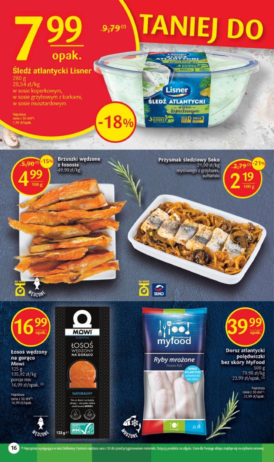 Gazetka promocyjna Delikatesy Centrum str. 16