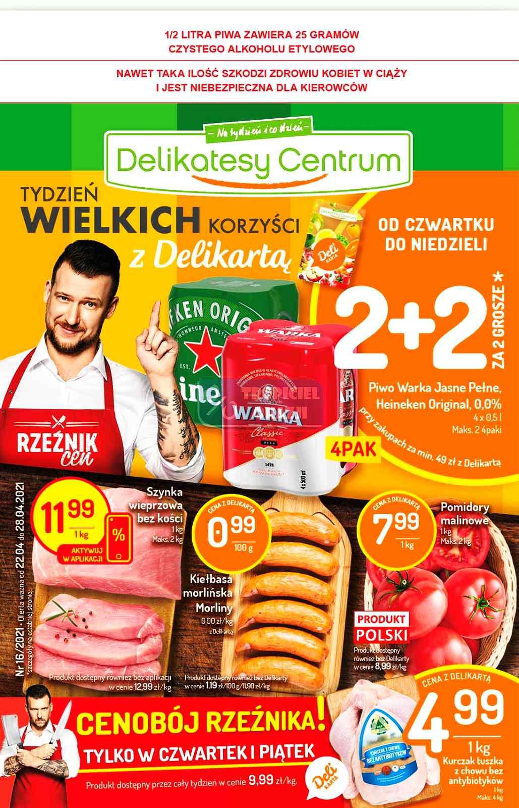 Gazetka promocyjna Delikatesy Centrum str. 1
