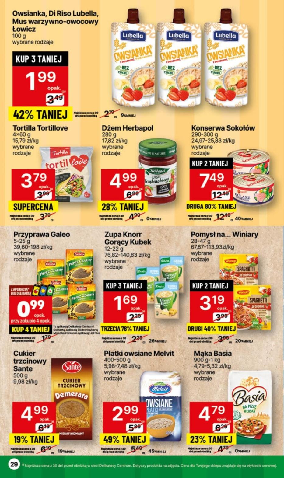 Gazetka promocyjna Delikatesy Centrum str. 29
