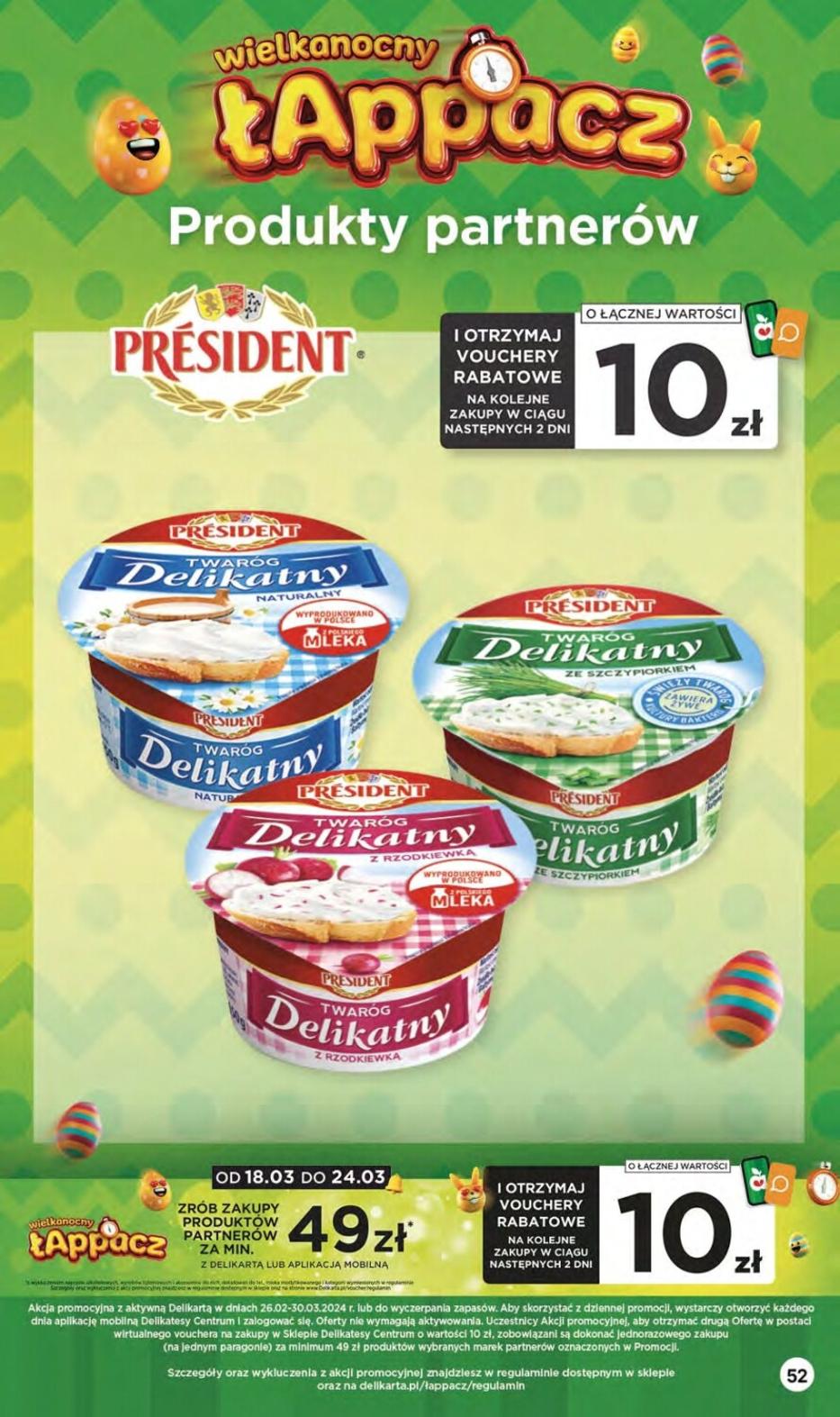 Gazetka promocyjna Delikatesy Centrum str. 52