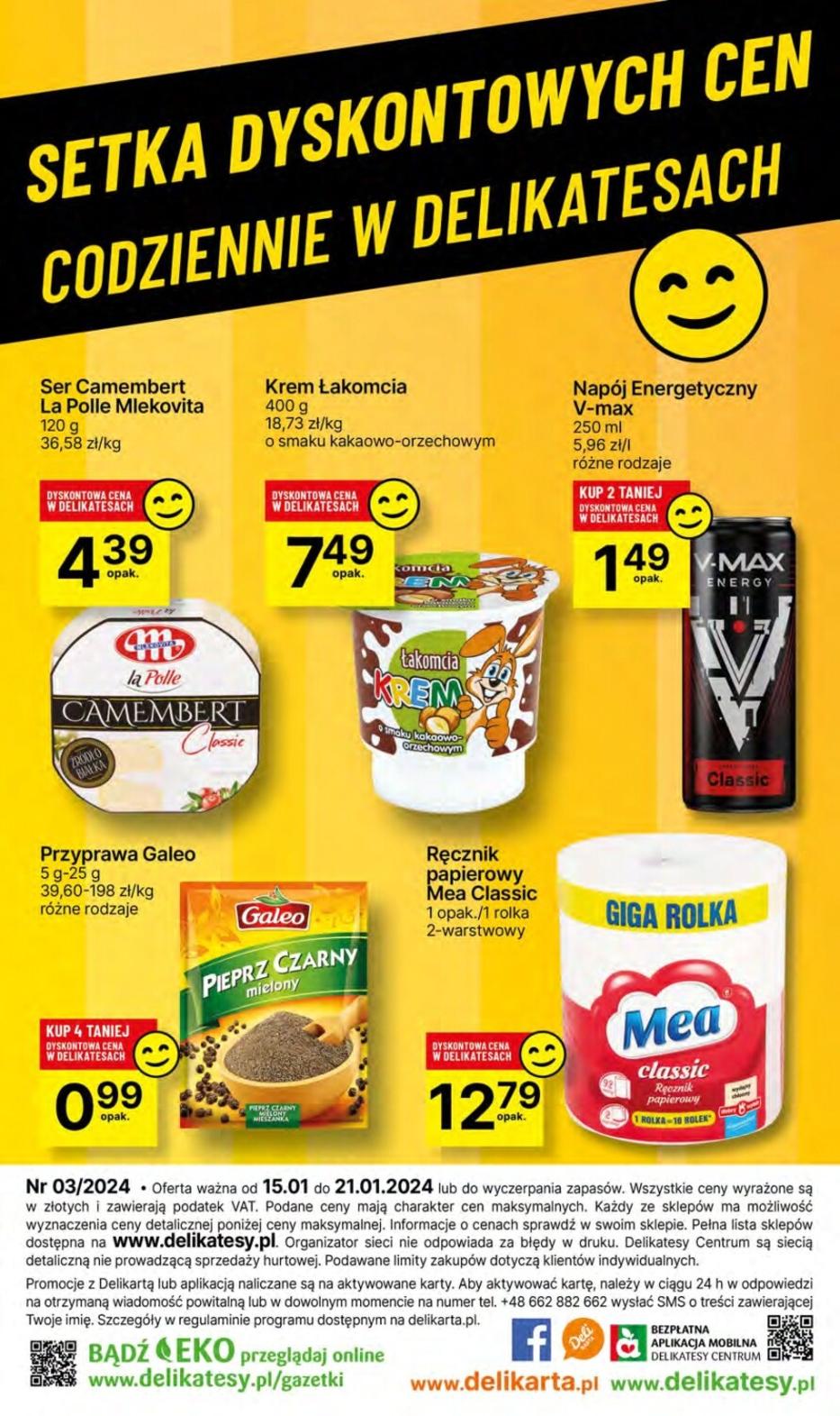 Gazetka promocyjna Delikatesy Centrum str. 20