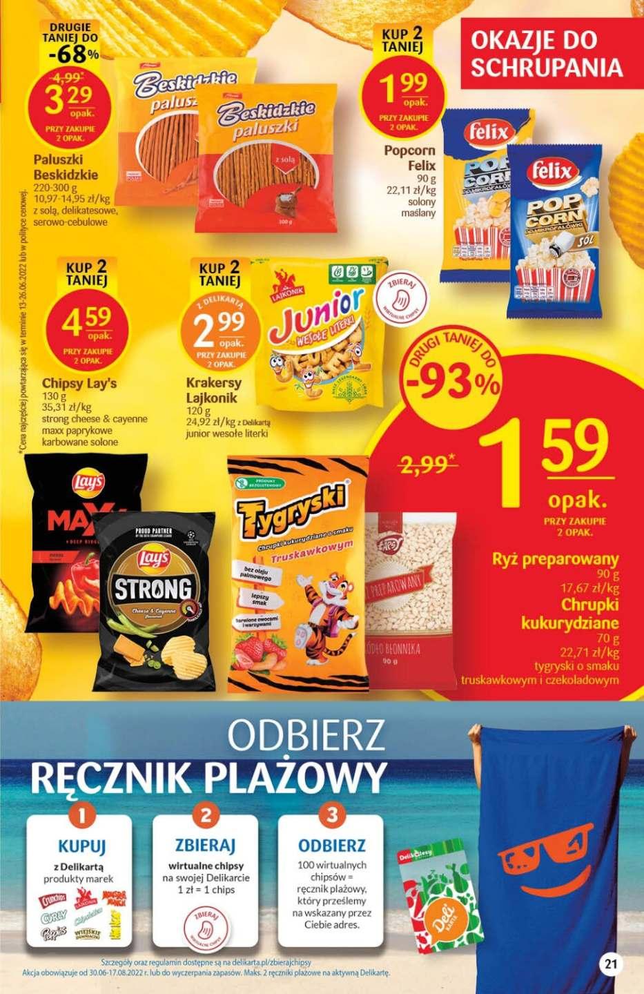 Gazetka promocyjna Delikatesy Centrum str. 21