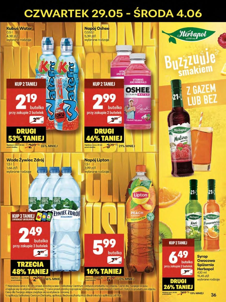 Gazetka promocyjna Delikatesy Centrum str. 36