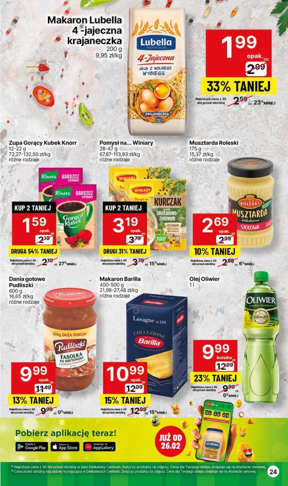 Gazetka promocyjna Delikatesy Centrum str. 24