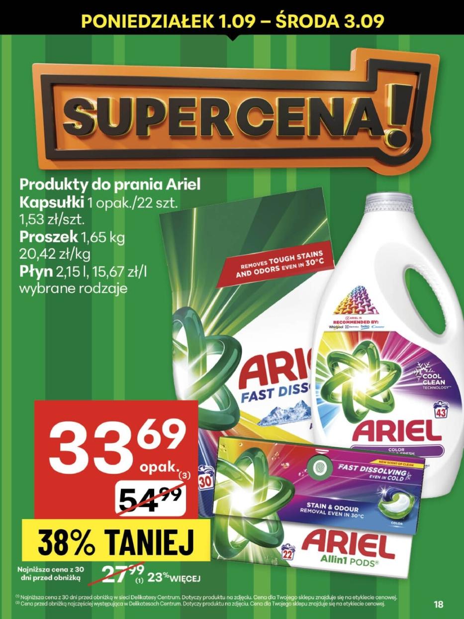 Gazetka promocyjna Delikatesy Centrum str. 18