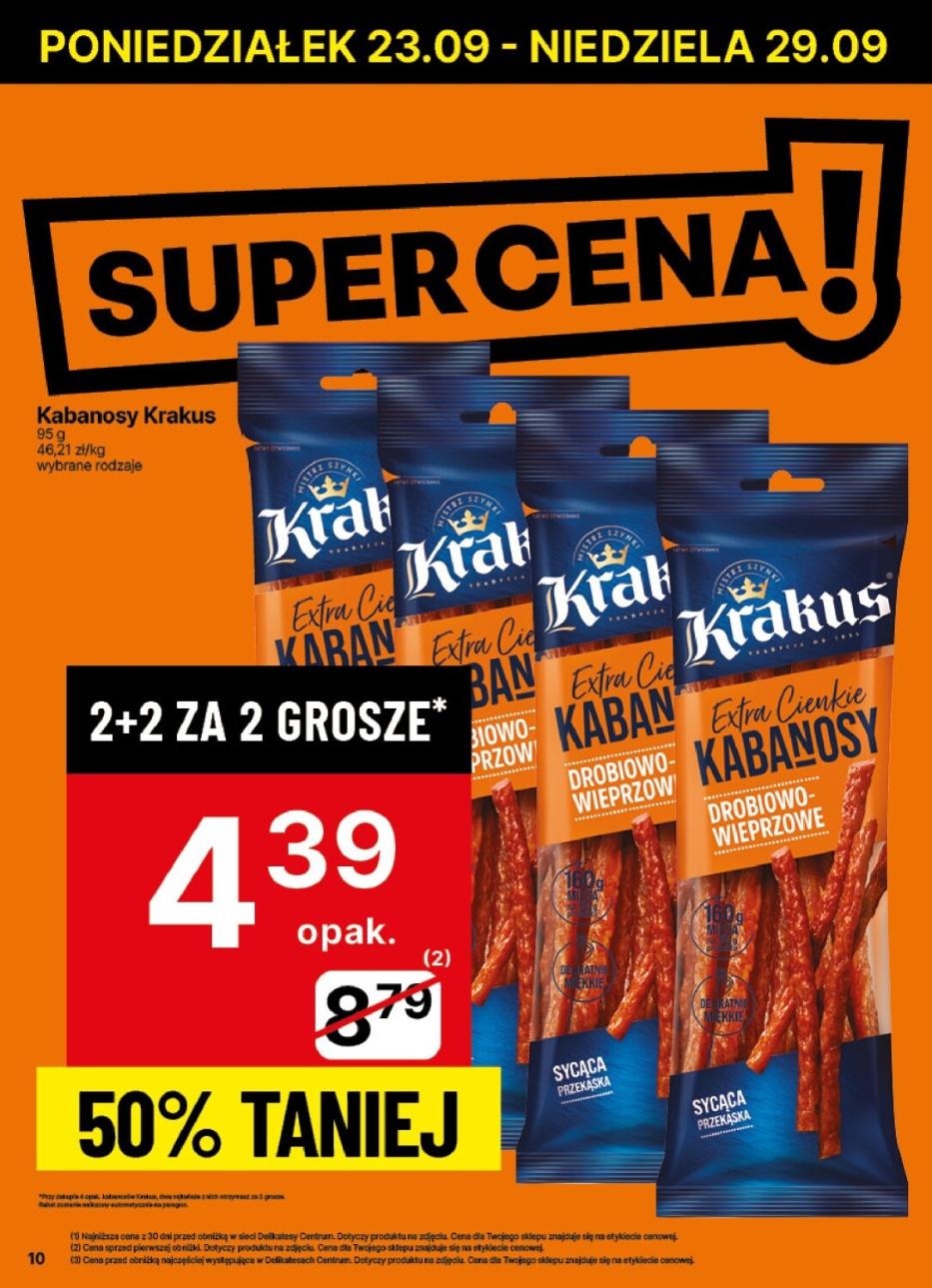 Gazetka promocyjna Delikatesy Centrum str. 10
