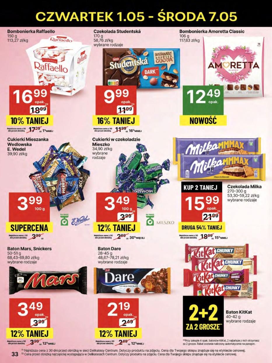 Gazetka promocyjna Delikatesy Centrum str. 33