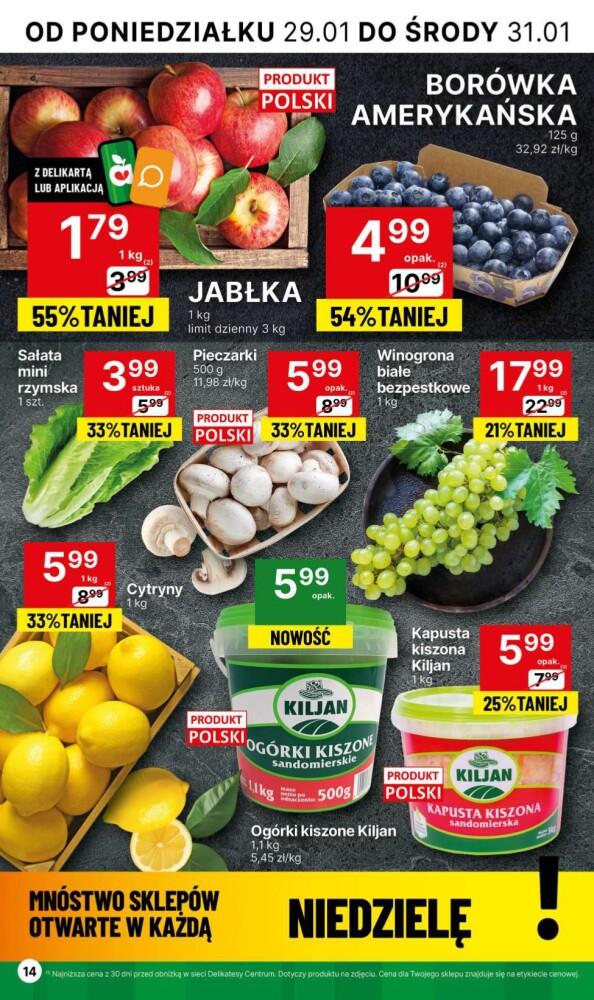 Gazetka promocyjna Delikatesy Centrum str. 14