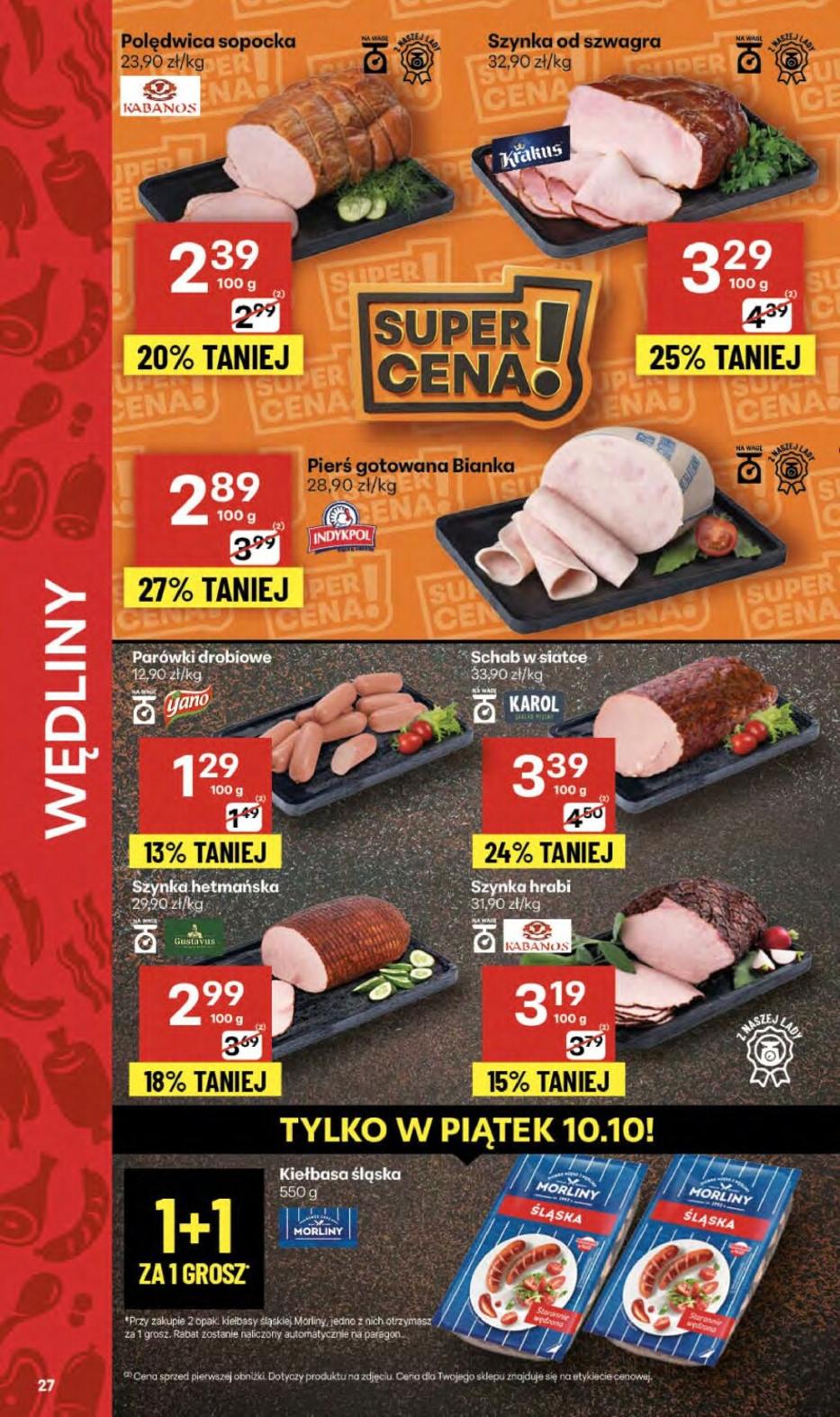 Gazetka promocyjna Delikatesy Centrum str. 27