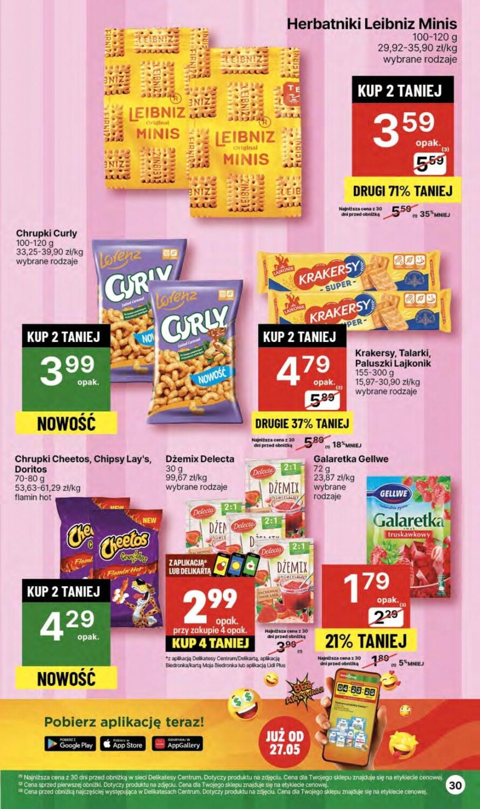 Gazetka promocyjna Delikatesy Centrum str. 30