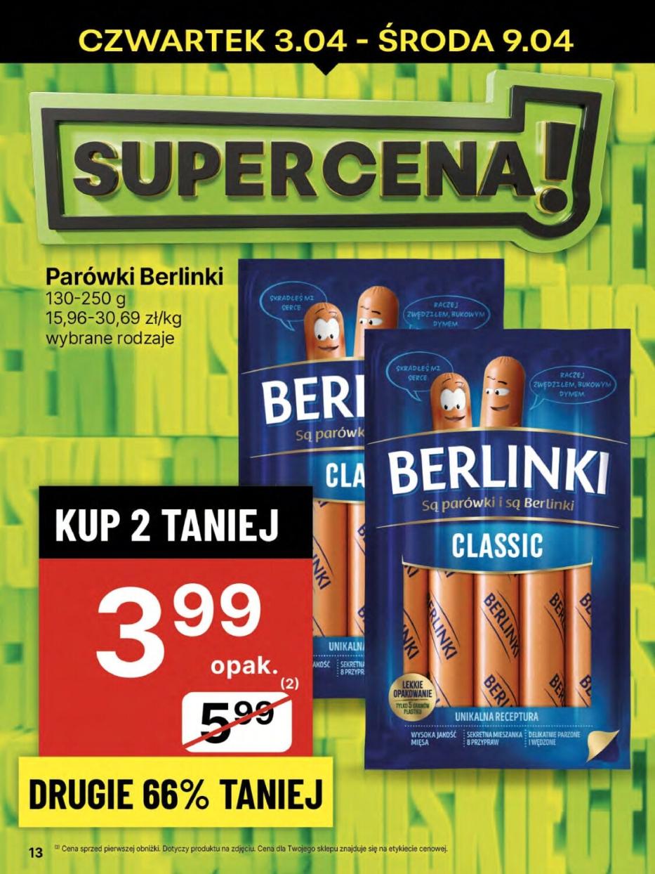 Gazetka promocyjna Delikatesy Centrum str. 13