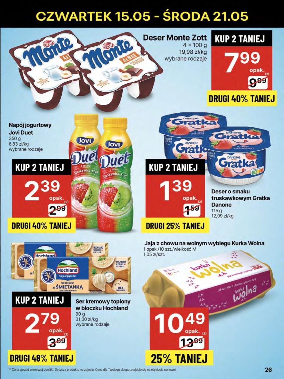 Gazetka promocyjna Delikatesy Centrum str. 26