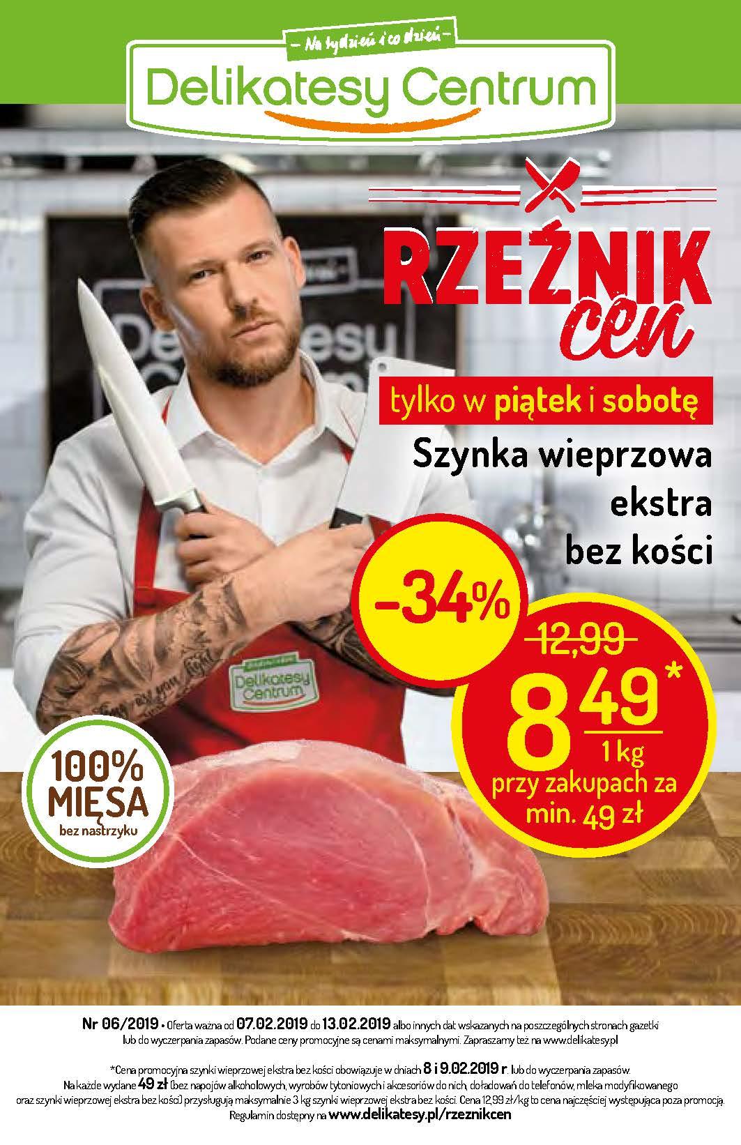 Gazetka promocyjna Delikatesy Centrum str. 1