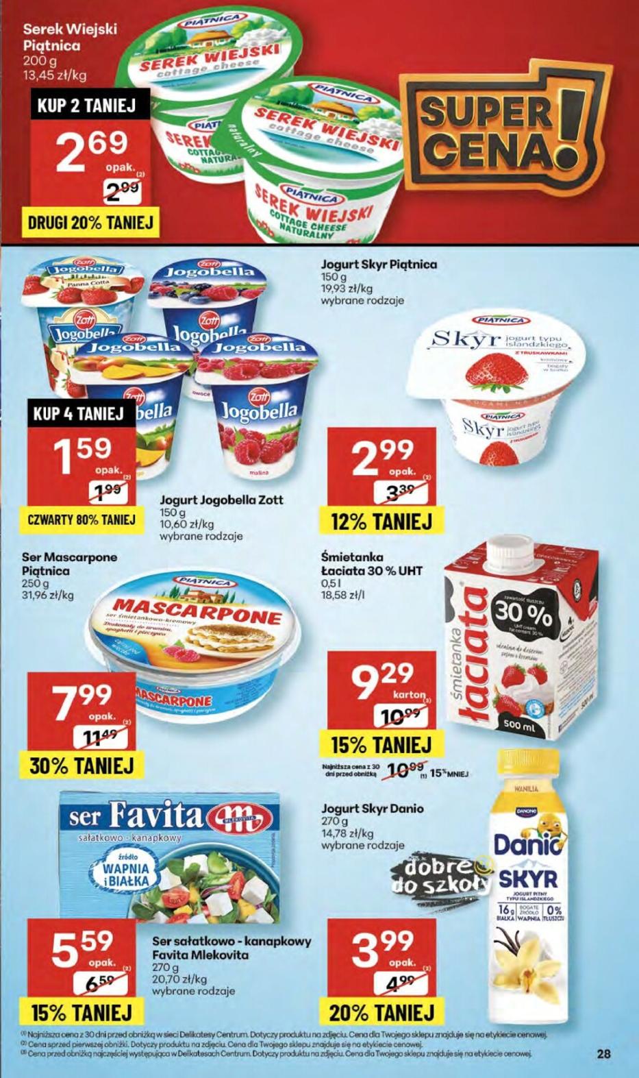 Gazetka promocyjna Delikatesy Centrum str. 28