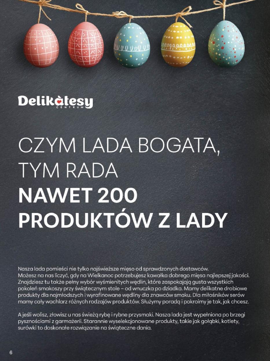 Gazetka promocyjna Delikatesy Centrum str. 6