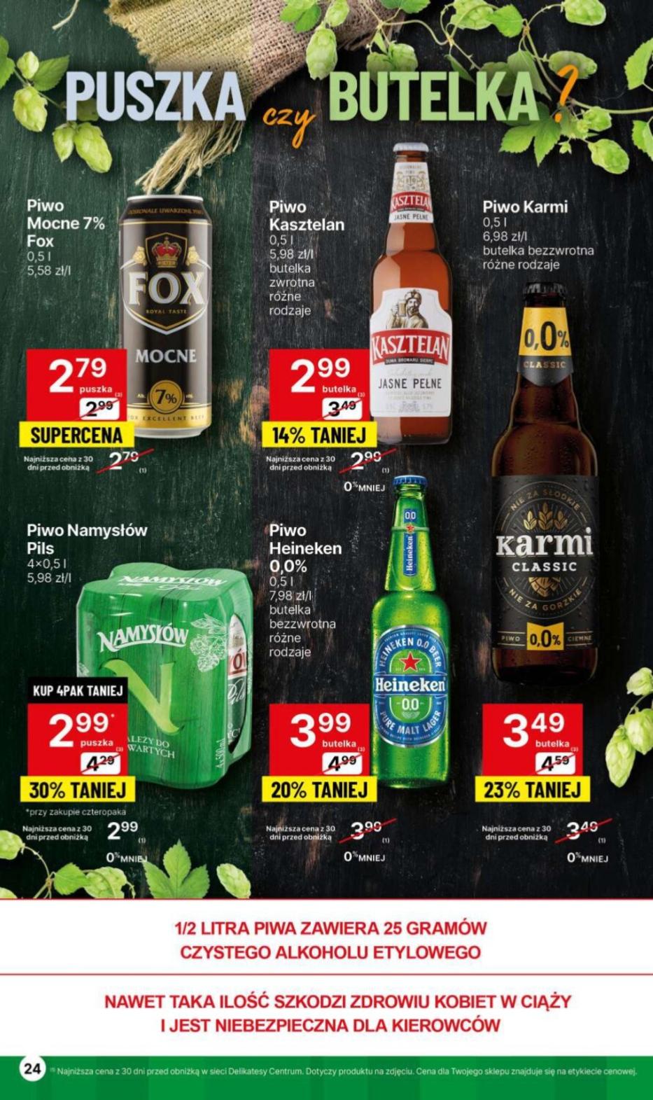 Gazetka promocyjna Delikatesy Centrum str. 24