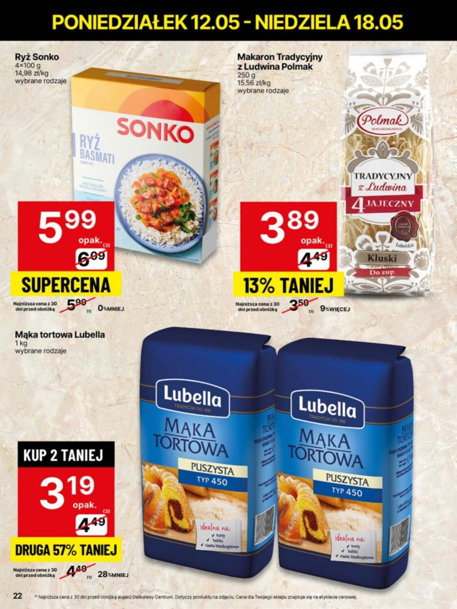 Gazetka promocyjna Delikatesy Centrum str. 22