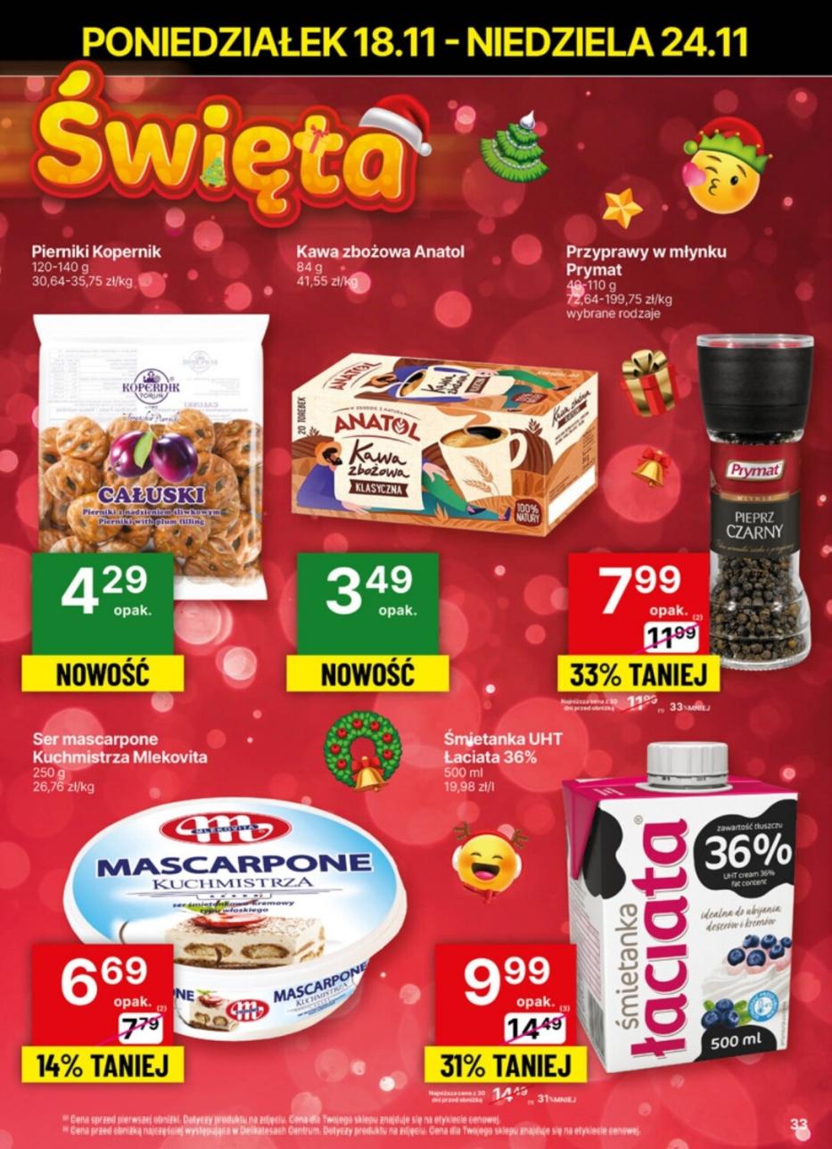 Gazetka promocyjna Delikatesy Centrum str. 33