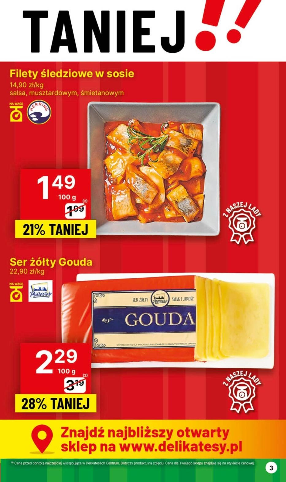 Gazetka promocyjna Delikatesy Centrum str. 3