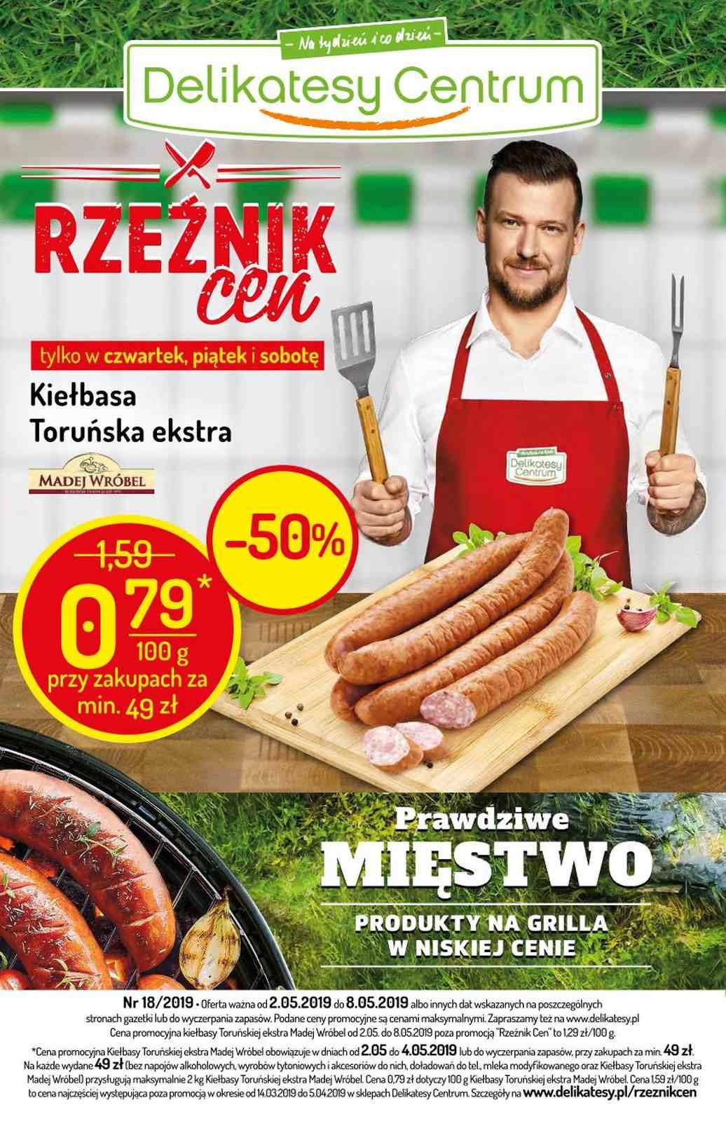 Gazetka promocyjna Delikatesy Centrum str. 1