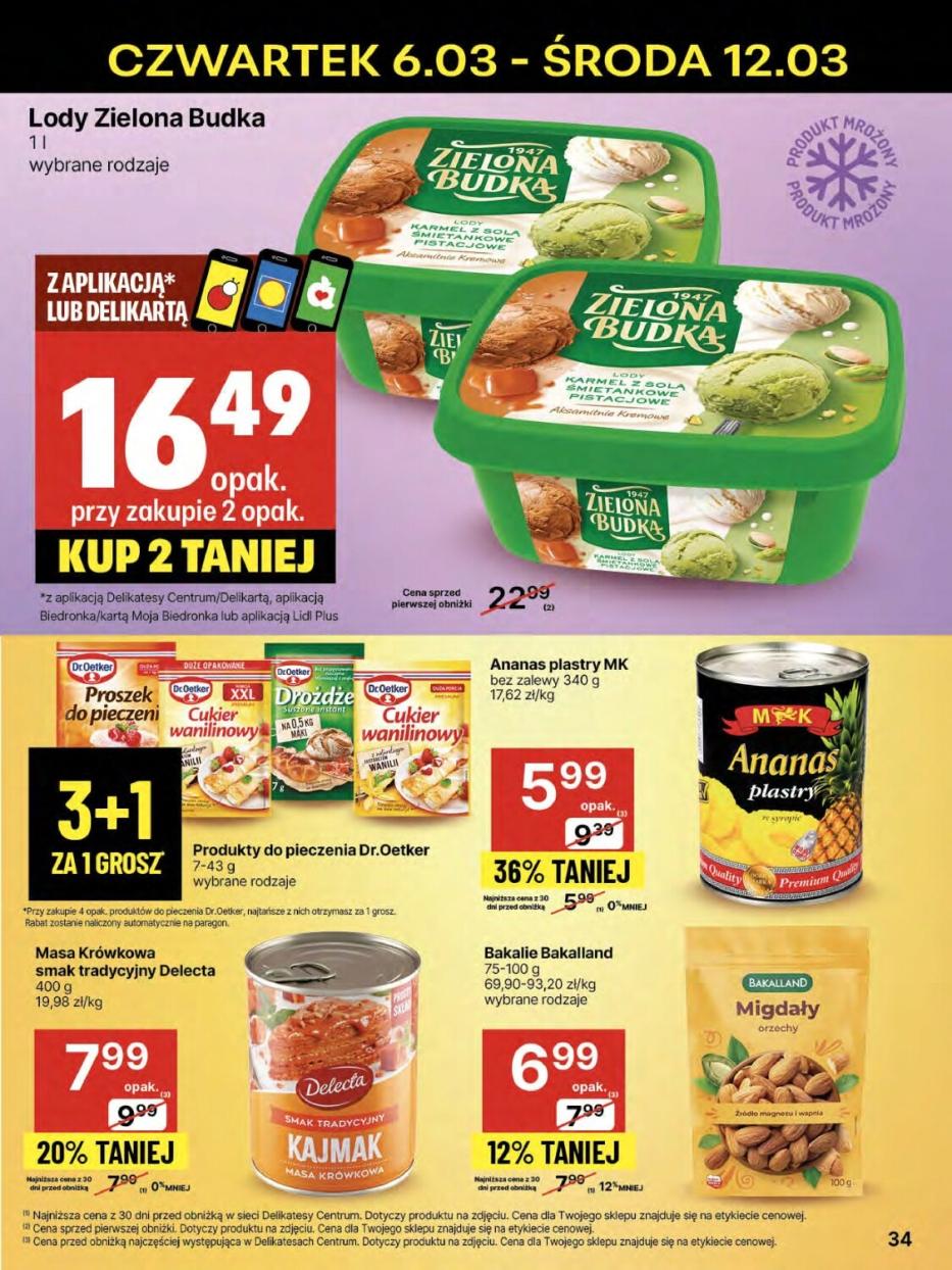 Gazetka promocyjna Delikatesy Centrum str. 34