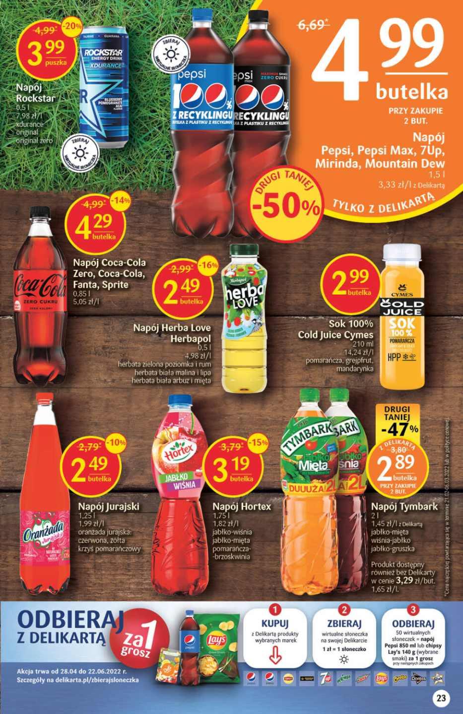 Gazetka promocyjna Delikatesy Centrum str. 23