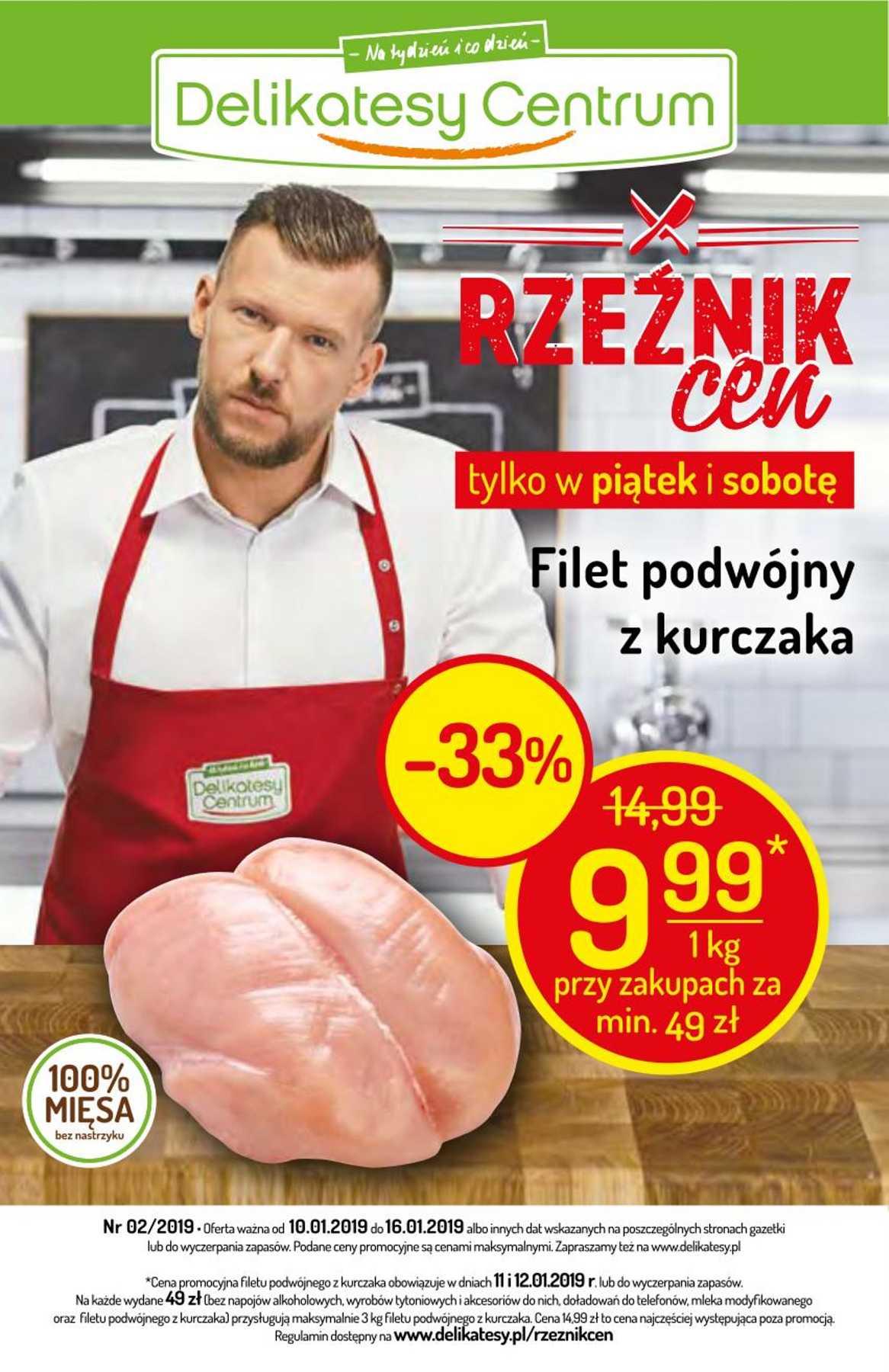 Gazetka promocyjna Delikatesy Centrum str. 1