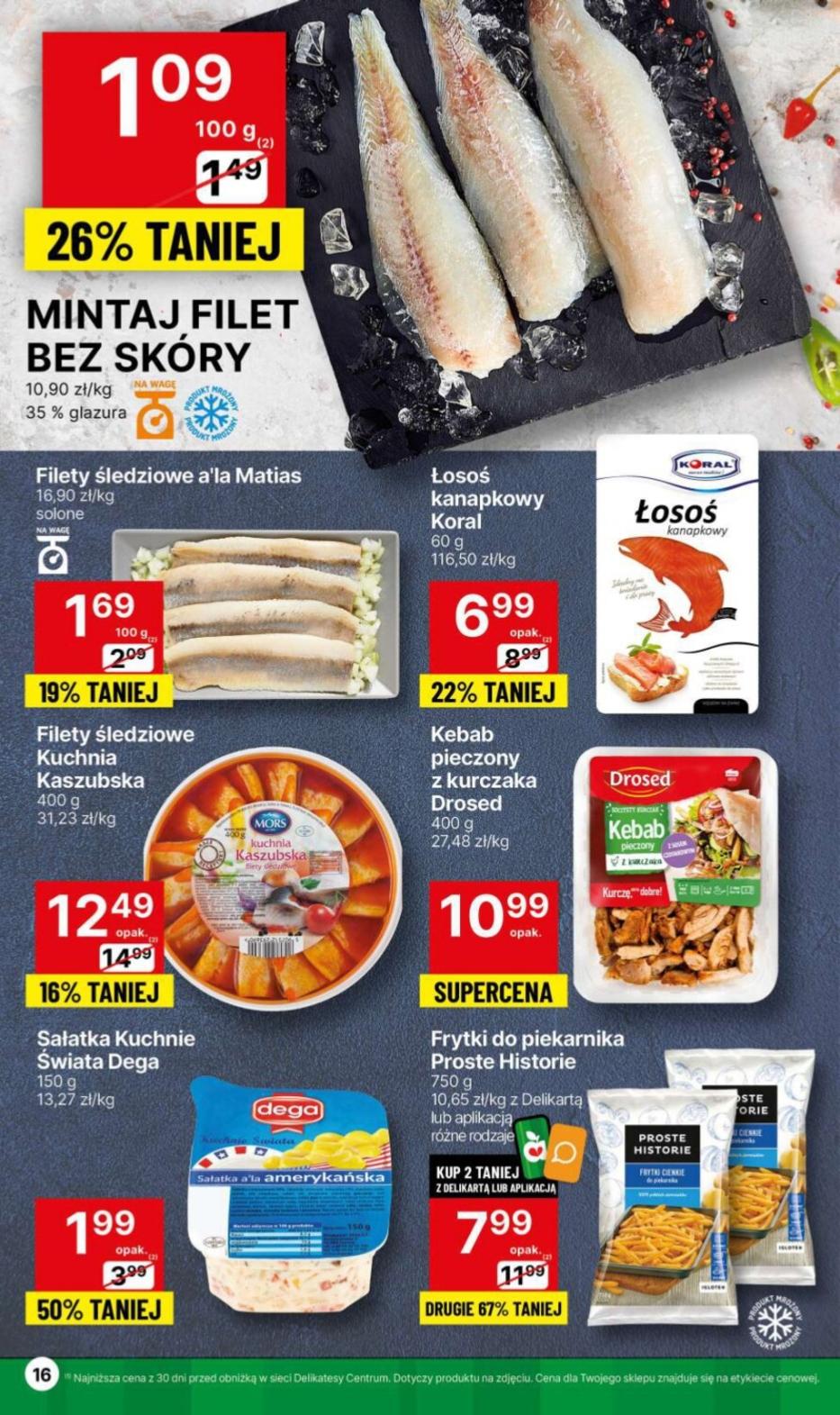Gazetka promocyjna Delikatesy Centrum str. 16