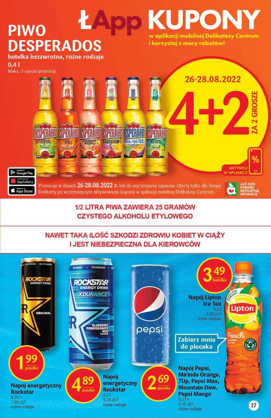 Gazetka promocyjna Delikatesy Centrum str. 27