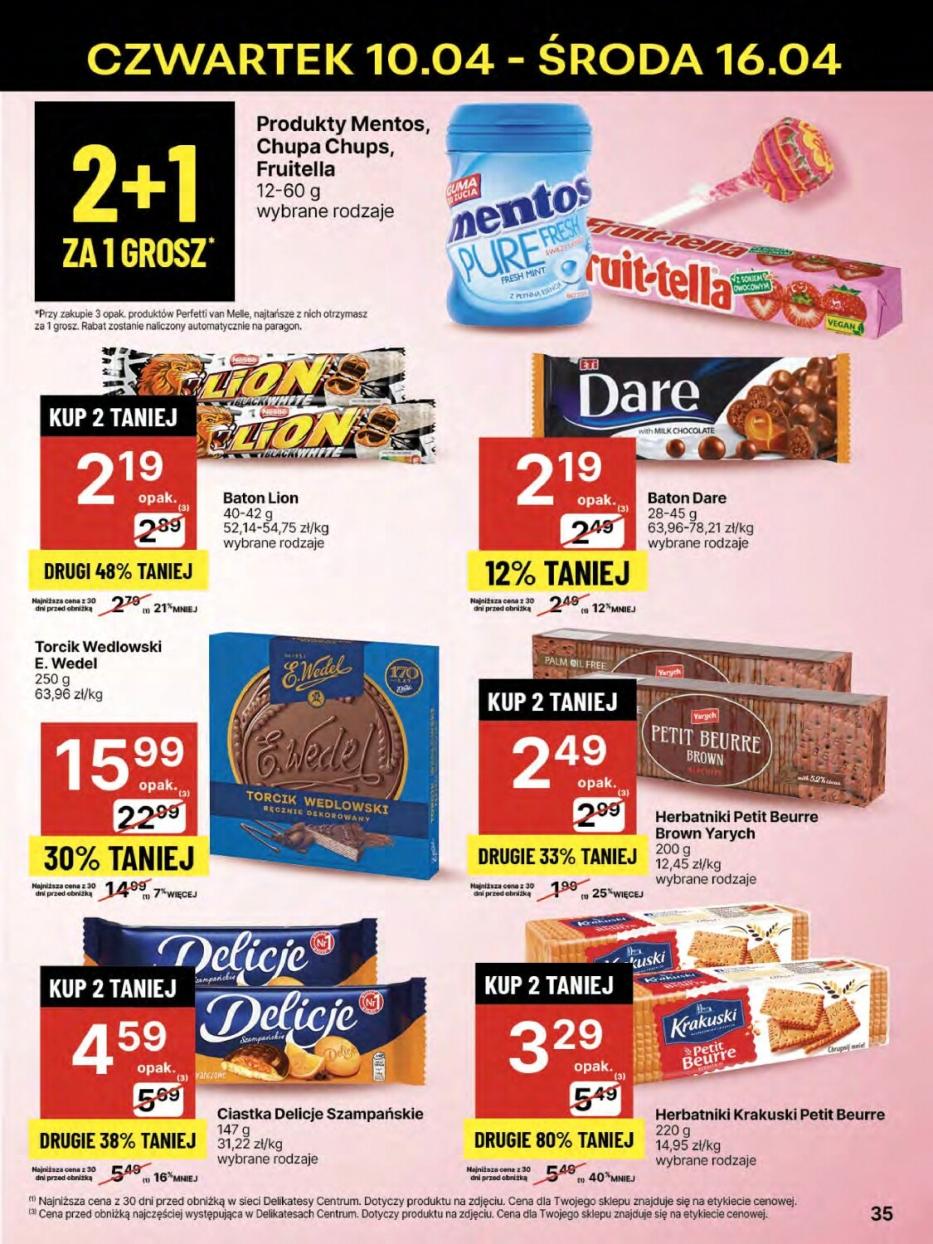 Gazetka promocyjna Delikatesy Centrum str. 35