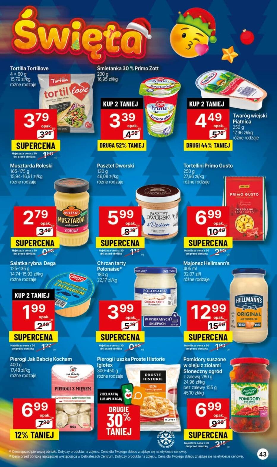 Gazetka promocyjna Delikatesy Centrum str. 43