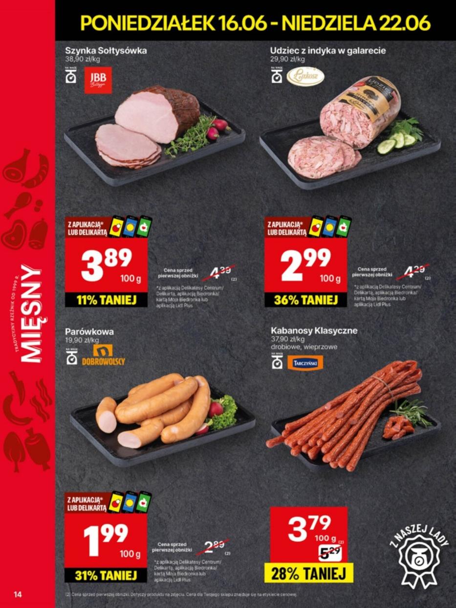 Gazetka promocyjna Delikatesy Centrum str. 14