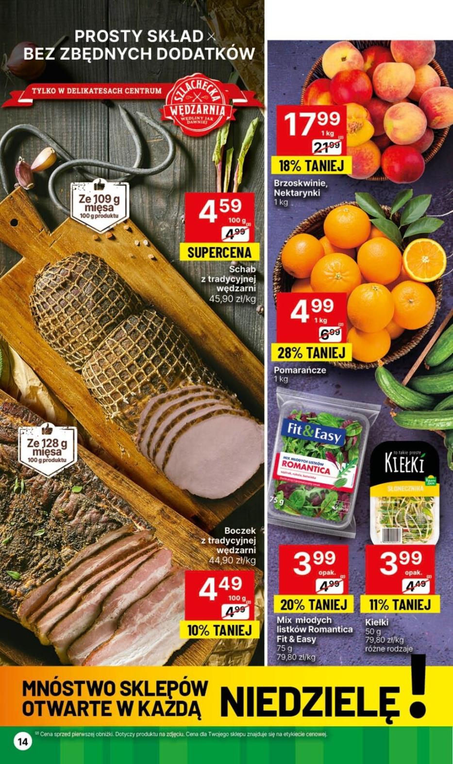 Gazetka promocyjna Delikatesy Centrum str. 14