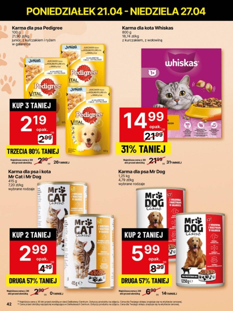 Gazetka promocyjna Delikatesy Centrum str. 42