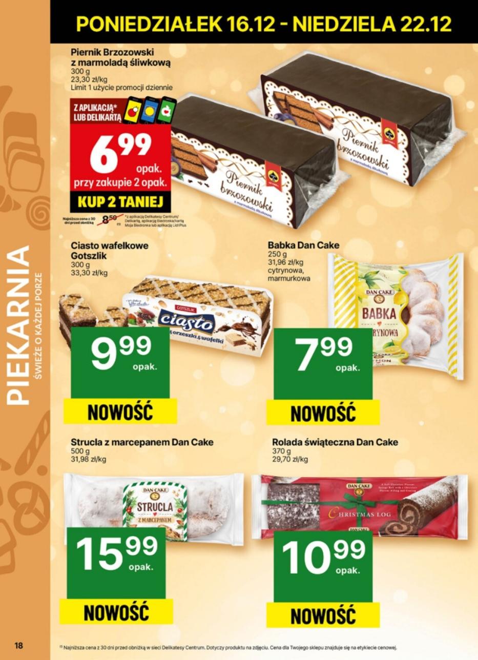 Gazetka promocyjna Delikatesy Centrum str. 18