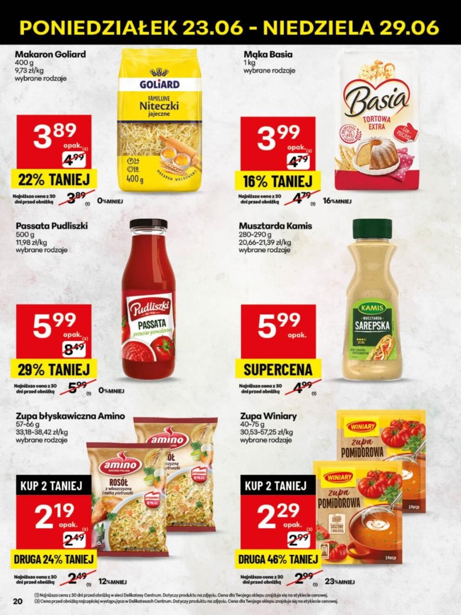 Gazetka promocyjna Delikatesy Centrum str. 20