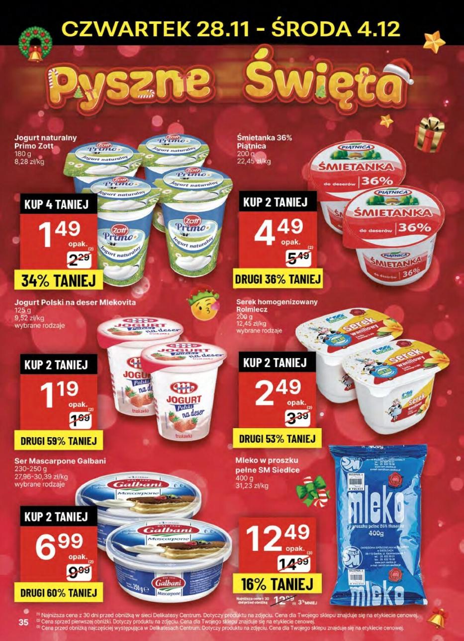 Gazetka promocyjna Delikatesy Centrum str. 35